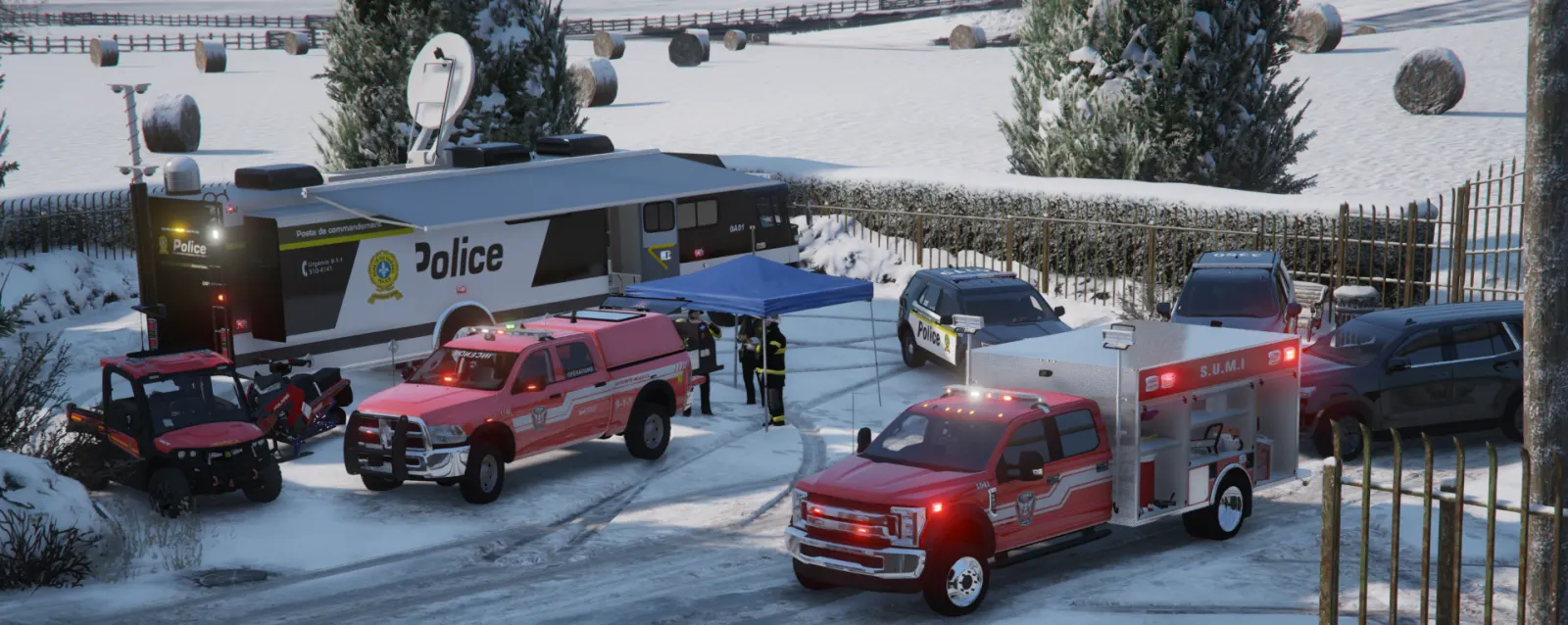 Intervention simulée UPRQ sur le terrain
